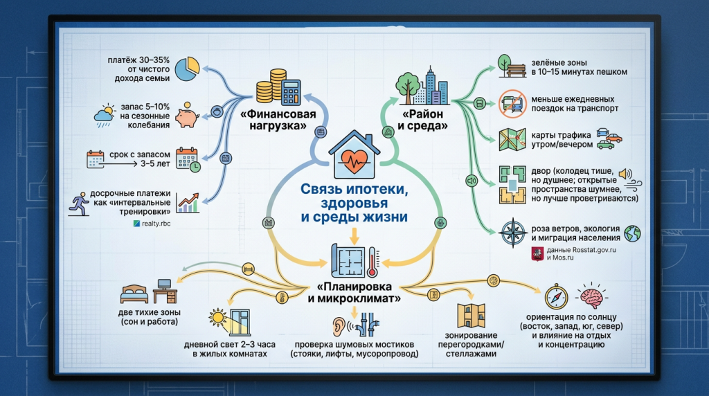 Связь ипотеки, здоровья и среды жизни